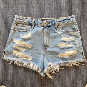 Abercrombie jean shorts
